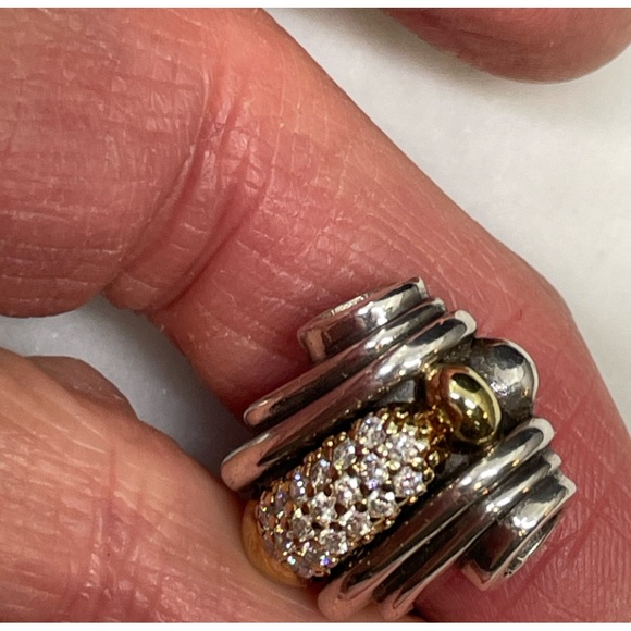 Lagos vintage diamond pendant - Picture 7 of 8